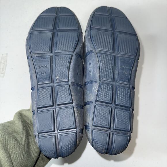 Swims Men’s Mesh Rubber Penny Loafer Boat Shoe Navy Blue Size 7 - Picture 8 of 8